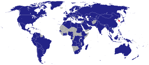 Diplomatic missions of South Korea